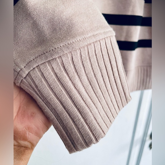 Maurices Stripped Sweatshirt in taupe - Picture 2 of 4